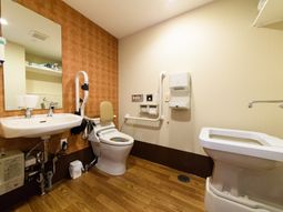 バリアフリー構造の浴室