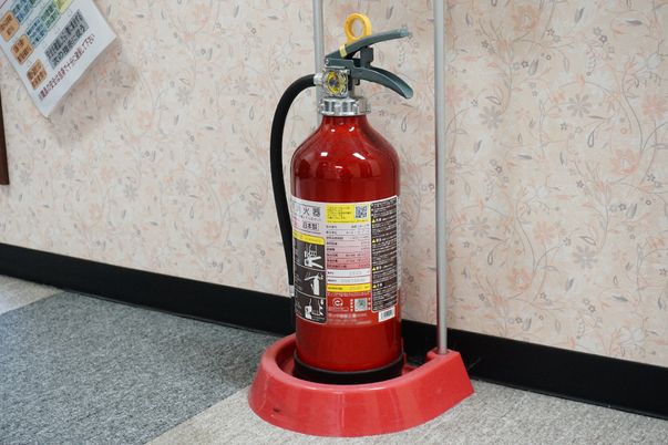 消火器設置された廊下