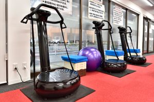 トレーニング機器とボール