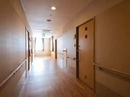 明るい廊下の様子