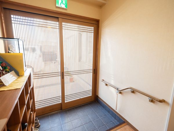 廊下の出口付近