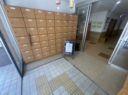 明るいエントランス