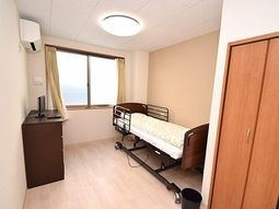 明るい個室のレイアウト
