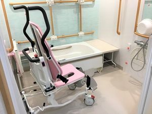 入浴補助設備がある浴室