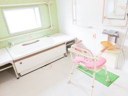 浴室の手すりと椅子