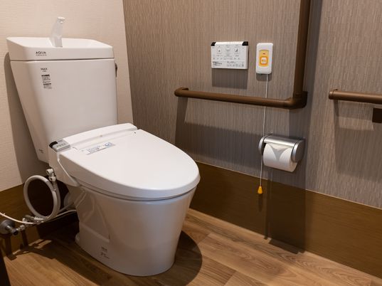 清潔なトイレ設備