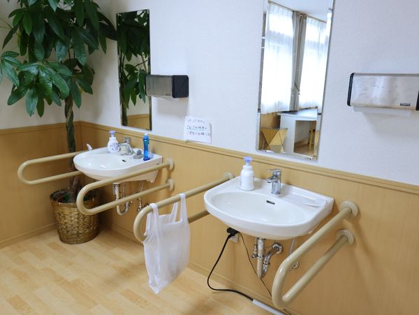 バリアフリー化された洗面台