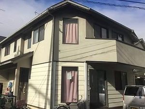 外観の2階建て住宅  