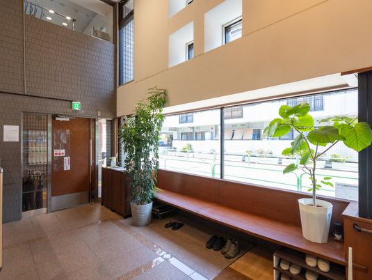 居心地の良いエントランス