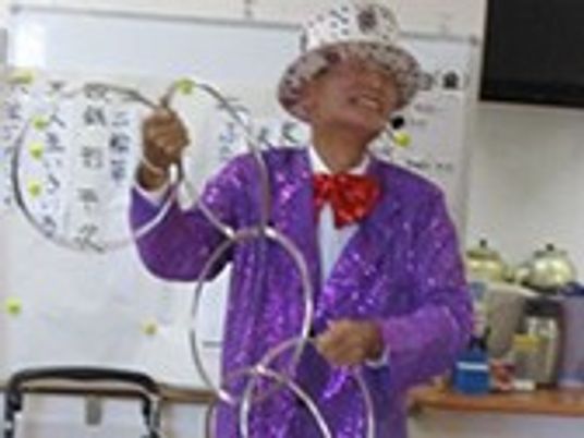 マジックショーの様子