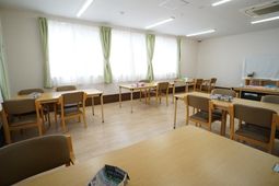 明るい共有スペース