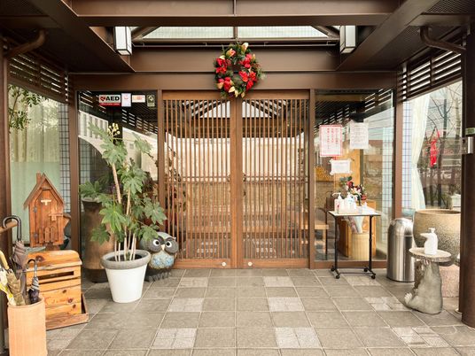 心地よい和のエントランス