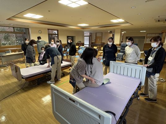 介護訓練中の部屋
