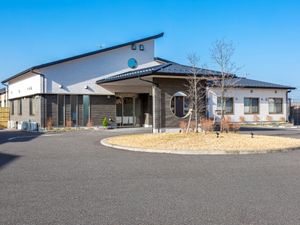 ゆとりある施設の外観