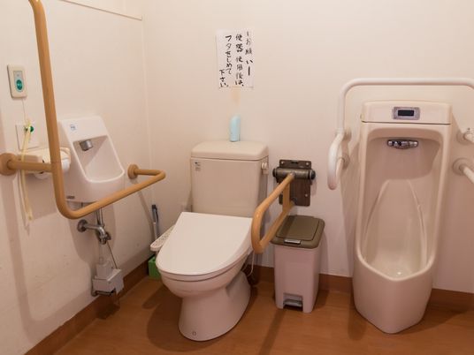 手すり付きトイレ施設