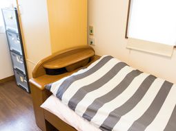 清潔な居室の一角