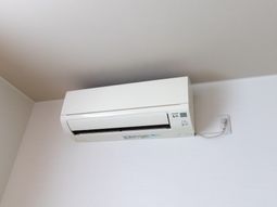 室内に設置されたエアコン