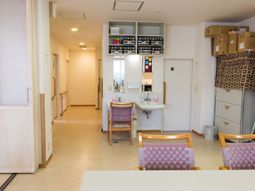 明るい空間の洗面所