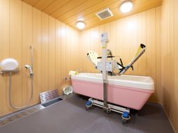 バリアフリーの洗い場