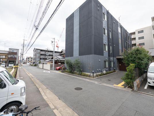現代的な建物の外観
