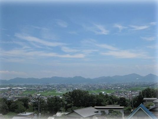 景色が広がる窓辺