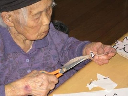高齢者の手工芸活動
