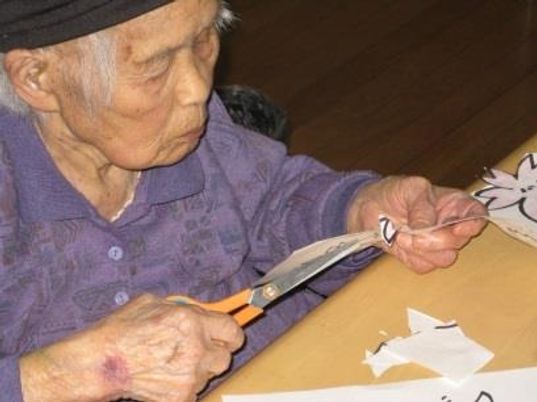 高齢者の手工芸活動