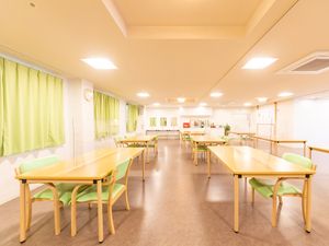 広々とした食堂