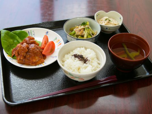栄養バランスの取れた食事例