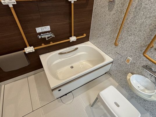 安全設計の浴室