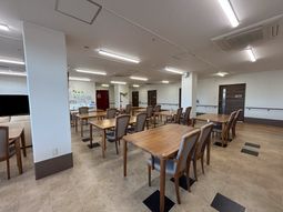 ゆったりした食堂