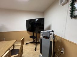 テレビと音響設備の部屋
