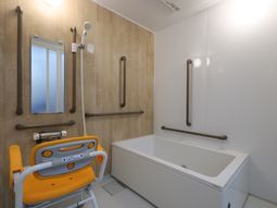 バリアフリー浴室の設備