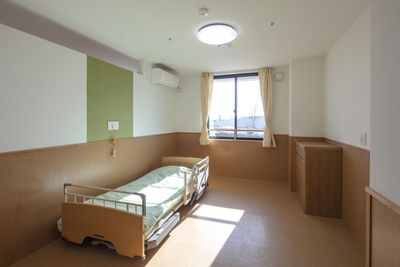 自然光が差し込む居室