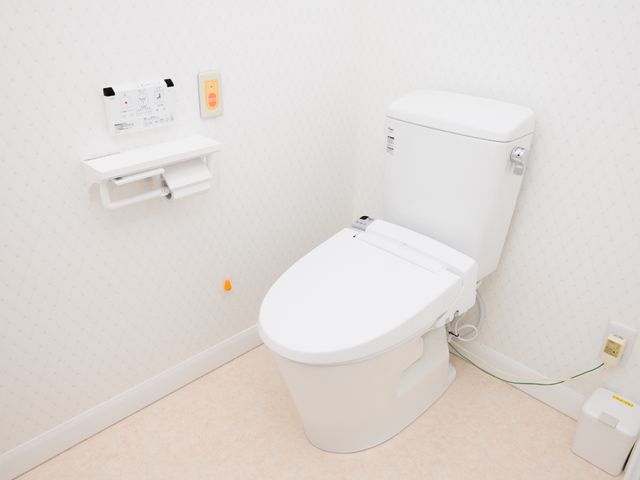 清潔なトイレ設備