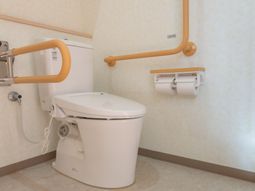 セキュリティ万全のトイレ