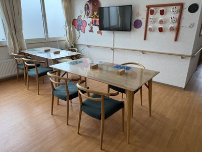 明るいダイニングルーム