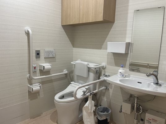 バリアフリーのトイレ設備