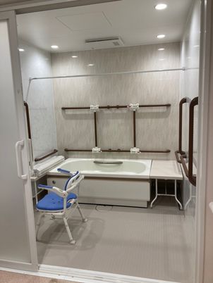 介助しやすい浴室設備