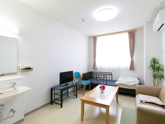 清潔な居室の一角