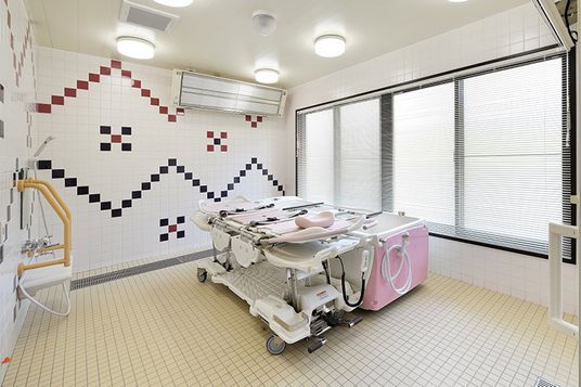 浴室の中