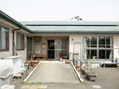 ゆったりとした入り口風景