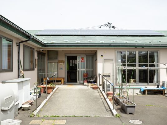 ゆったりとした入り口風景