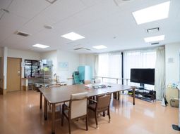 明るい共有スペース