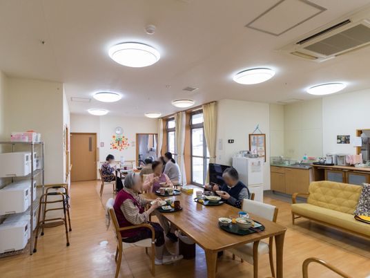 共有スペースの日常風景