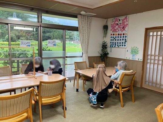 広々とした談話室