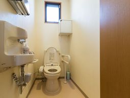 清潔なトイレの設備
