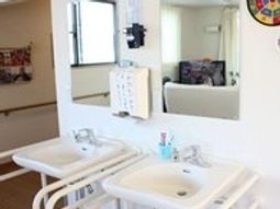 清潔な洗面台