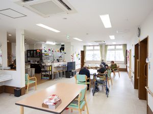 共有スペースでの憩いの時間