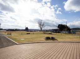広々とした庭